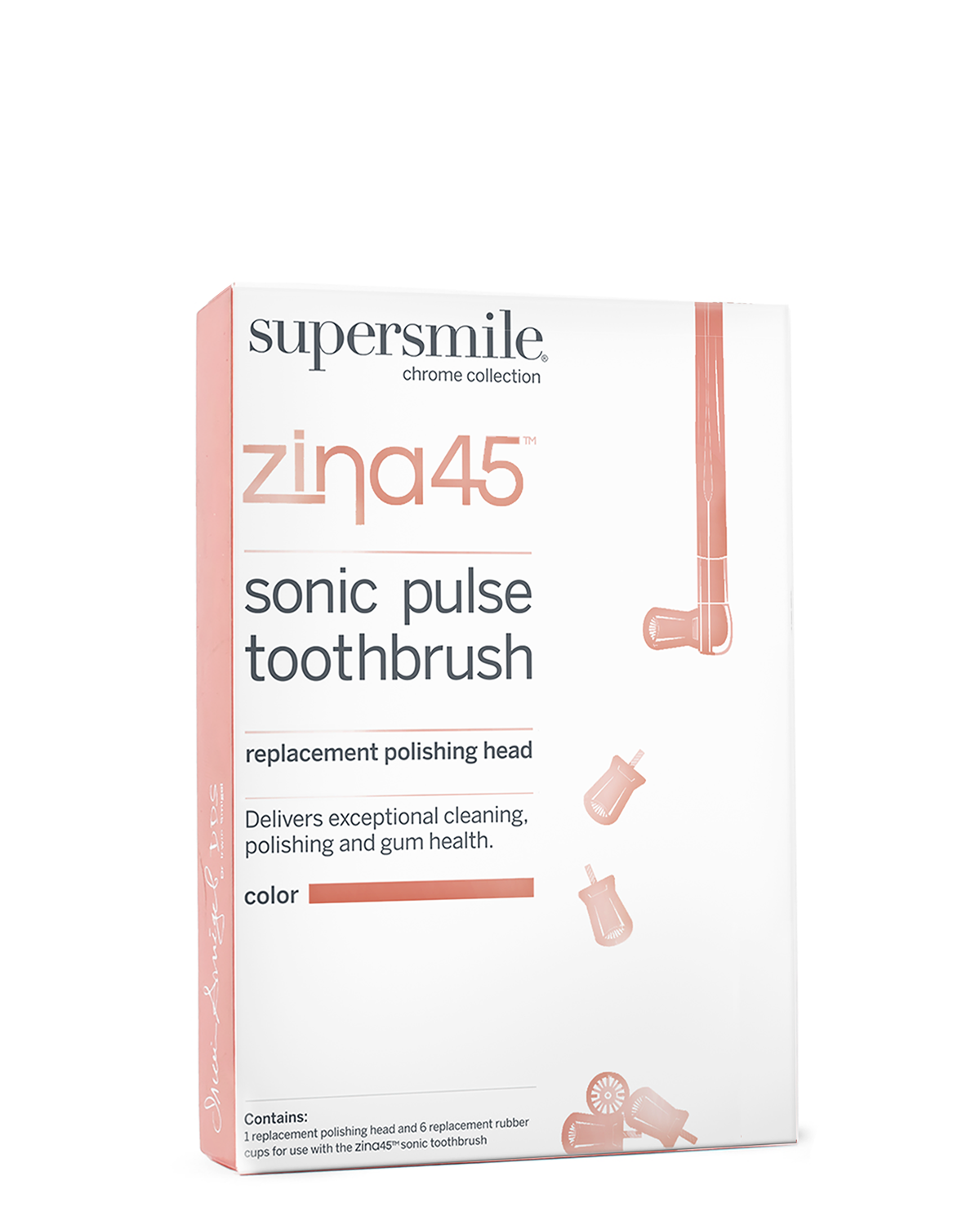 Replacement Polishing Toothbrush Head | Zine45™ | Supersmile 